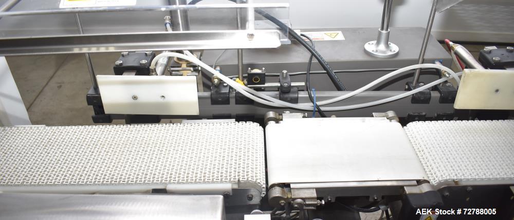 Used Mettler-Toledo Safeline Hi-Speed Model XE Combination Metal Detector and Checkweigher. Capable of speeds up to 500 packages per minute. Capable of weighing product up to 7kg. Approximate 7-3/4" ...